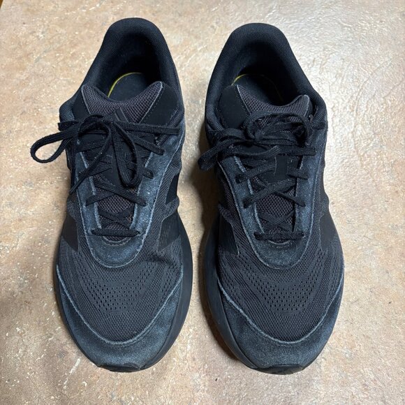 Mens Adidas Lightshift Running Athletic Shoes Suede Mesh 11.5 Black - Picture 2 of 16